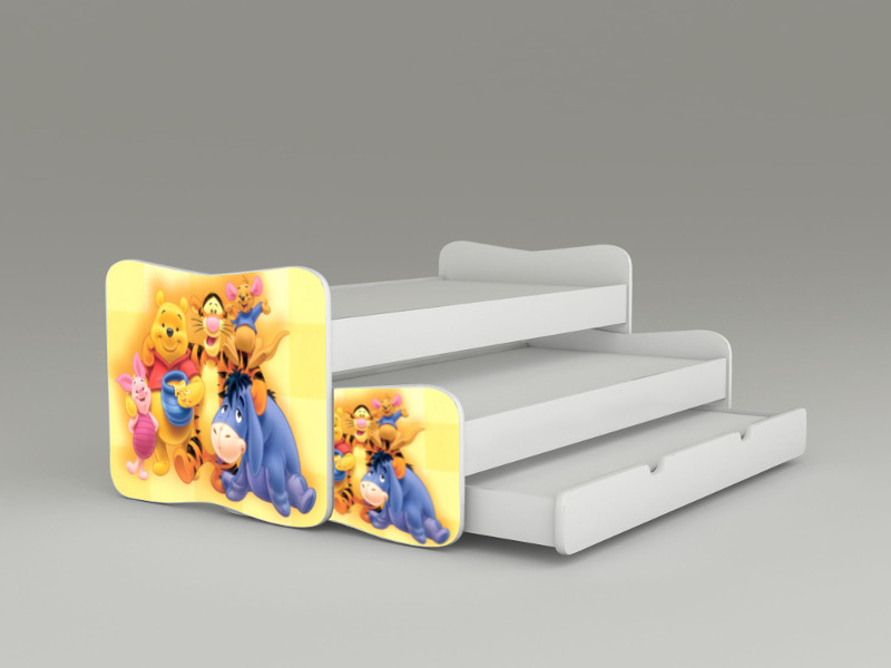 Becks postel pre tri deti Macko Pu MP